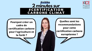 2 minutes sur #CertificationCarbone #Climat